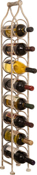 Biscottini-Porta-bottiglie-in-ferro-battuto-finitura-bianca-anticata