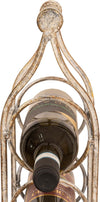 Biscottini-Porta-bottiglie-in-ferro-battuto-finitura-bianca-anticata