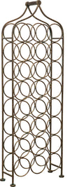 Biscottini-Porta-bottiglie-in-ferro-battuto-finitura-nera-anticata