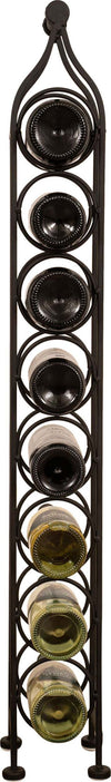 Biscottini-Porta-bottiglie-in-ferro-battuto-finitura-nera-anticata