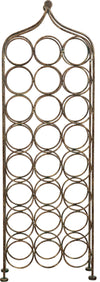 Biscottini-Porta-bottiglie-in-ferro-battuto-finitura-nera-anticata