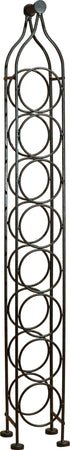 Biscottini-Porta-bottiglie-in-ferro-battuto-finitura-nera-anticata