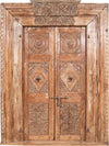Biscottini-Porta-in-legno-massello-e-ferro-da-interno-o-da-esterno-vecchia-e-antica-medievale-con-telaio-scorrevole