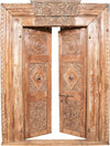 Biscottini-Porta-in-legno-massello-e-ferro-da-interno-o-da-esterno-vecchia-e-antica-medievale-con-telaio-scorrevole