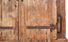 Biscottini-Porta-in-legno-massello-e-ferro-da-interno-o-da-esterno-vecchia-e-antica-medievale-con-telaio-scorrevole