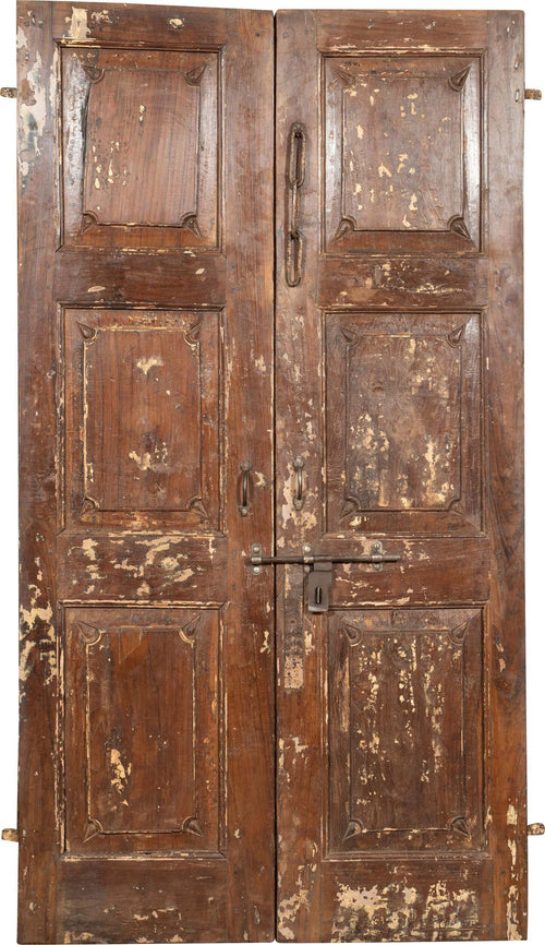 Biscottini-Porta-in-legno-massello-e-ferro-da-interno-o-da-esterno-vecchia-e-antica-medievale-scorrevole