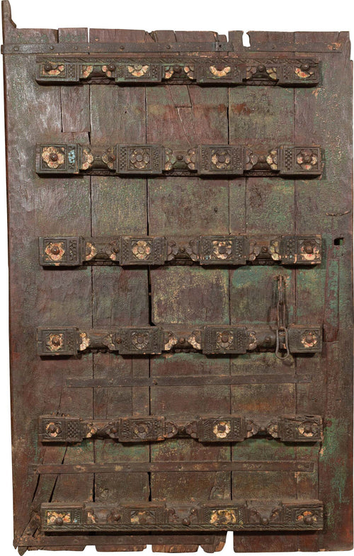 Biscottini-Porta-in-legno-massello-e-ferro-da-interno-o-da-esterno-vecchia-e-antica-medievale-scorrevole