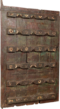 Biscottini-Porta-in-legno-massello-e-ferro-da-interno-o-da-esterno-vecchia-e-antica-medievale-scorrevole