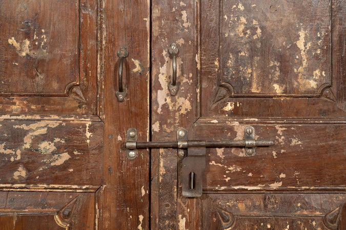 Biscottini-Porta-in-legno-massello-e-ferro-da-interno-o-da-esterno-vecchia-e-antica-medievale-scorrevole