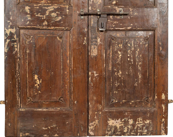 Biscottini-Porta-in-legno-massello-e-ferro-da-interno-o-da-esterno-vecchia-e-antica-medievale-scorrevole