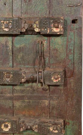 Biscottini-Porta-in-legno-massello-e-ferro-da-interno-o-da-esterno-vecchia-e-antica-medievale-scorrevole