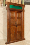 Biscottini-Porta-portone-in-legno-massello-e-ferro-da-interno-o-da-esterno-vecchia-e-antica-medievale-scorrevole-con-telaio