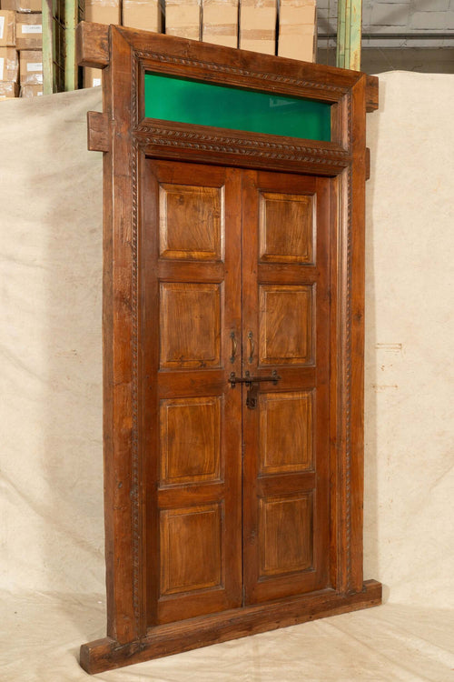 Biscottini-Porta-portone-in-legno-massello-e-ferro-da-interno-o-da-esterno-vecchia-e-antica-medievale-scorrevole-con-telaio