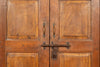Biscottini-Porta-portone-in-legno-massello-e-ferro-da-interno-o-da-esterno-vecchia-e-antica-medievale-scorrevole-con-telaio