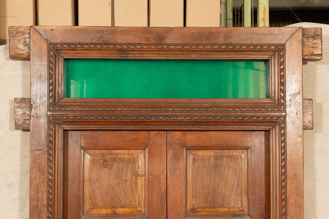 Biscottini-Porta-portone-in-legno-massello-e-ferro-da-interno-o-da-esterno-vecchia-e-antica-medievale-scorrevole-con-telaio