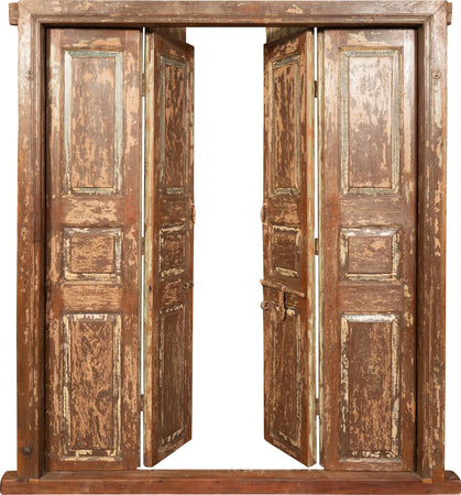 Biscottini-Porta-portone-in-legno-massello-e-ferro-da-interno-o-da-esterno-vecchia-e-antica-medievale-scorrevole-con-telaio
