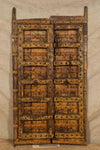 Biscottini-Porta-portone-in-legno-massello-e-ferro-da-interno-o-da-esterno-vecchia-e-antica-medievale-scorrevole