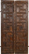Biscottini-Porta-portone-in-legno-massello-e-ferro-da-interno-o-da-esterno-vecchia-e-antica-medievale-scorrevole