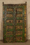 Biscottini-Porta-portone-in-legno-massello-e-ferro-da-interno-o-da-esterno-vecchia-e-antica-medievale-scorrevole