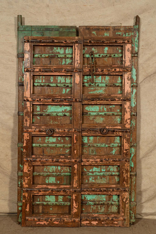 Biscottini-Porta-portone-in-legno-massello-e-ferro-da-interno-o-da-esterno-vecchia-e-antica-medievale-scorrevole