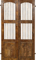 Biscottini-Porta-portone-in-legno-massello-e-ferro-da-interno-o-da-esterno-vecchia-e-antica-medievale-scorrevole