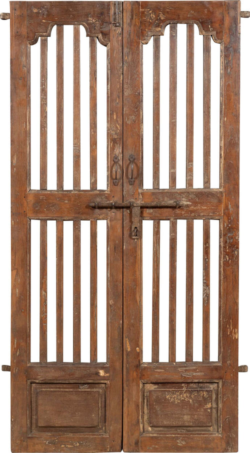 Biscottini-Porta-portone-in-legno-massello-e-ferro-da-interno-o-da-esterno-vecchia-e-antica-medievale-scorrevole