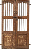 Biscottini-Porta-portone-in-legno-massello-e-ferro-da-interno-o-da-esterno-vecchia-e-antica-medievale-scorrevole