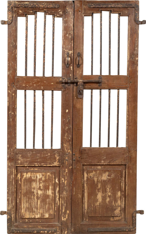Biscottini-Porta-portone-in-legno-massello-e-ferro-da-interno-o-da-esterno-vecchia-e-antica-medievale-scorrevole