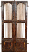 Biscottini-Porta-portone-in-legno-massello-e-ferro-da-interno-o-da-esterno-vecchia-e-antica-medievale-scorrevole