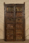 Biscottini-Porta-portone-in-legno-massello-e-ferro-da-interno-o-da-esterno-vecchia-e-antica-medievale-scorrevole