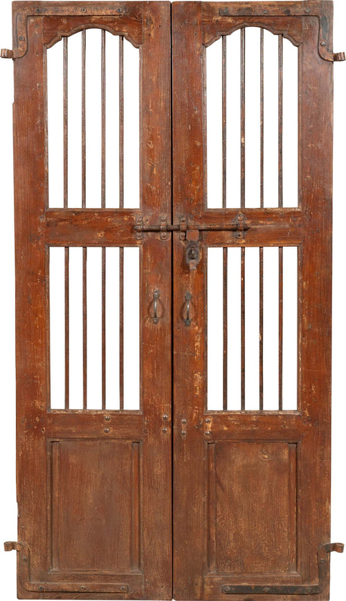 Biscottini-Porta-portone-in-legno-massello-e-ferro-da-interno-o-da-esterno-vecchia-e-antica-medievale-scorrevole