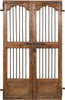 Biscottini-Porta-portone-in-legno-massello-e-ferro-da-interno-o-da-esterno-vecchia-e-antica-medievale-scorrevole