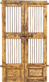 Biscottini-Porta-portone-in-legno-massello-e-ferro-da-interno-o-da-esterno-vecchia-e-antica-medievale-scorrevole