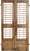 Biscottini-Porta-portone-in-legno-massello-e-ferro-da-interno-o-da-esterno-vecchia-e-antica-medievale-scorrevole