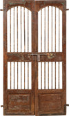 Biscottini-Porta-portone-in-legno-massello-e-ferro-da-interno-o-da-esterno-vecchia-e-antica-medievale-scorrevole
