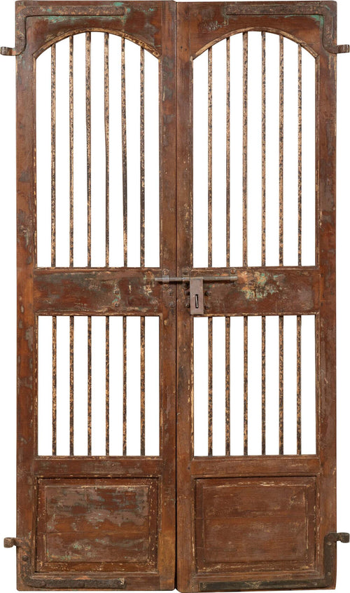 Biscottini-Porta-portone-in-legno-massello-e-ferro-da-interno-o-da-esterno-vecchia-e-antica-medievale-scorrevole