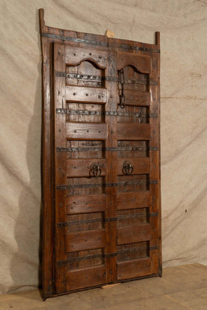 Biscottini-Porta-portone-in-legno-massello-e-ferro-da-interno-o-da-esterno-vecchia-e-antica-medievale-scorrevole