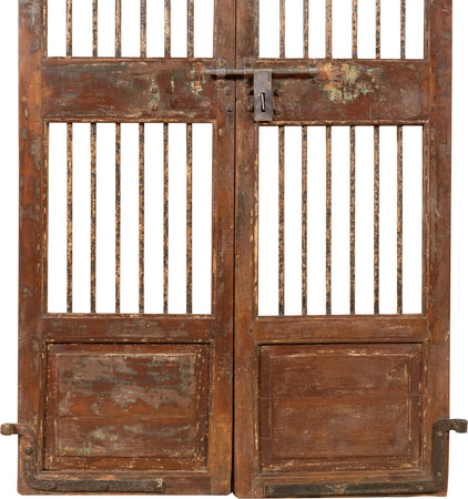Biscottini-Porta-portone-in-legno-massello-e-ferro-da-interno-o-da-esterno-vecchia-e-antica-medievale-scorrevole