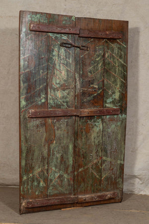 Biscottini-Porta-portone-in-legno-massello-e-ferro-da-interno-o-da-esterno-vecchia-e-antica-medievale-scorrevole