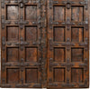 Biscottini-Porta-portone-in-legno-massello-e-ferro-da-interno-o-da-esterno-vecchia-e-antica-medievale-scorrevole