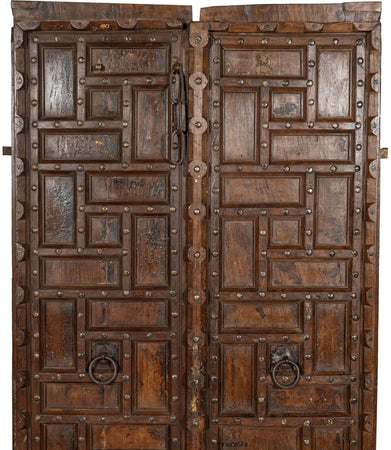 Biscottini-Porta-portone-in-legno-massello-e-ferro-da-interno-o-da-esterno-vecchia-e-antica-medievale-scorrevole