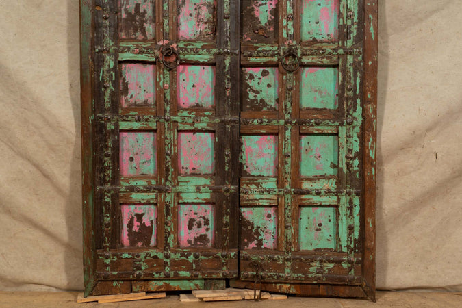 Biscottini-Porta-portone-in-legno-massello-e-ferro-da-interno-o-da-esterno-vecchia-e-antica-medievale-scorrevole
