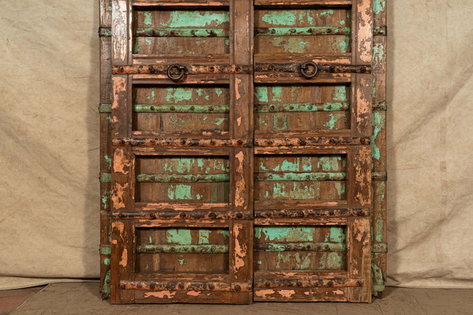 Biscottini-Porta-portone-in-legno-massello-e-ferro-da-interno-o-da-esterno-vecchia-e-antica-medievale-scorrevole