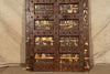 Biscottini-Porta-portone-in-legno-massello-e-ferro-da-interno-o-da-esterno-vecchia-e-antica-medievale-scorrevole