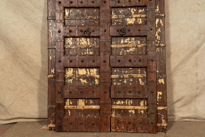 Biscottini-Porta-portone-in-legno-massello-e-ferro-da-interno-o-da-esterno-vecchia-e-antica-medievale-scorrevole