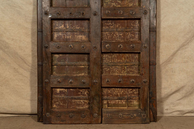 Biscottini-Porta-portone-in-legno-massello-e-ferro-da-interno-o-da-esterno-vecchia-e-antica-medievale-scorrevole
