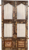 Biscottini-Porta-portone-in-legno-massello-e-ferro-da-interno-o-da-esterno-vecchia-e-antica-medievale-scorrevole