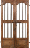 Biscottini-Porta-portone-in-legno-massello-e-ferro-da-interno-o-da-esterno-vecchia-e-antica-medievale-scorrevole