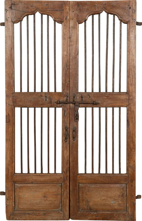 Biscottini-Porta-portone-in-legno-massello-e-ferro-da-interno-o-da-esterno-vecchia-e-antica-medievale-scorrevole