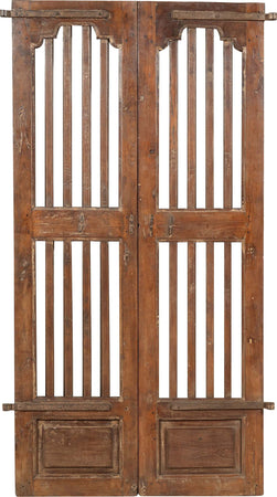 Biscottini-Porta-portone-in-legno-massello-e-ferro-da-interno-o-da-esterno-vecchia-e-antica-medievale-scorrevole